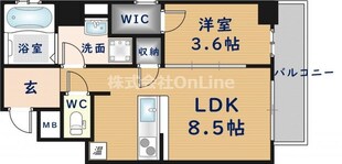 EAST RESIDENCEの物件間取画像